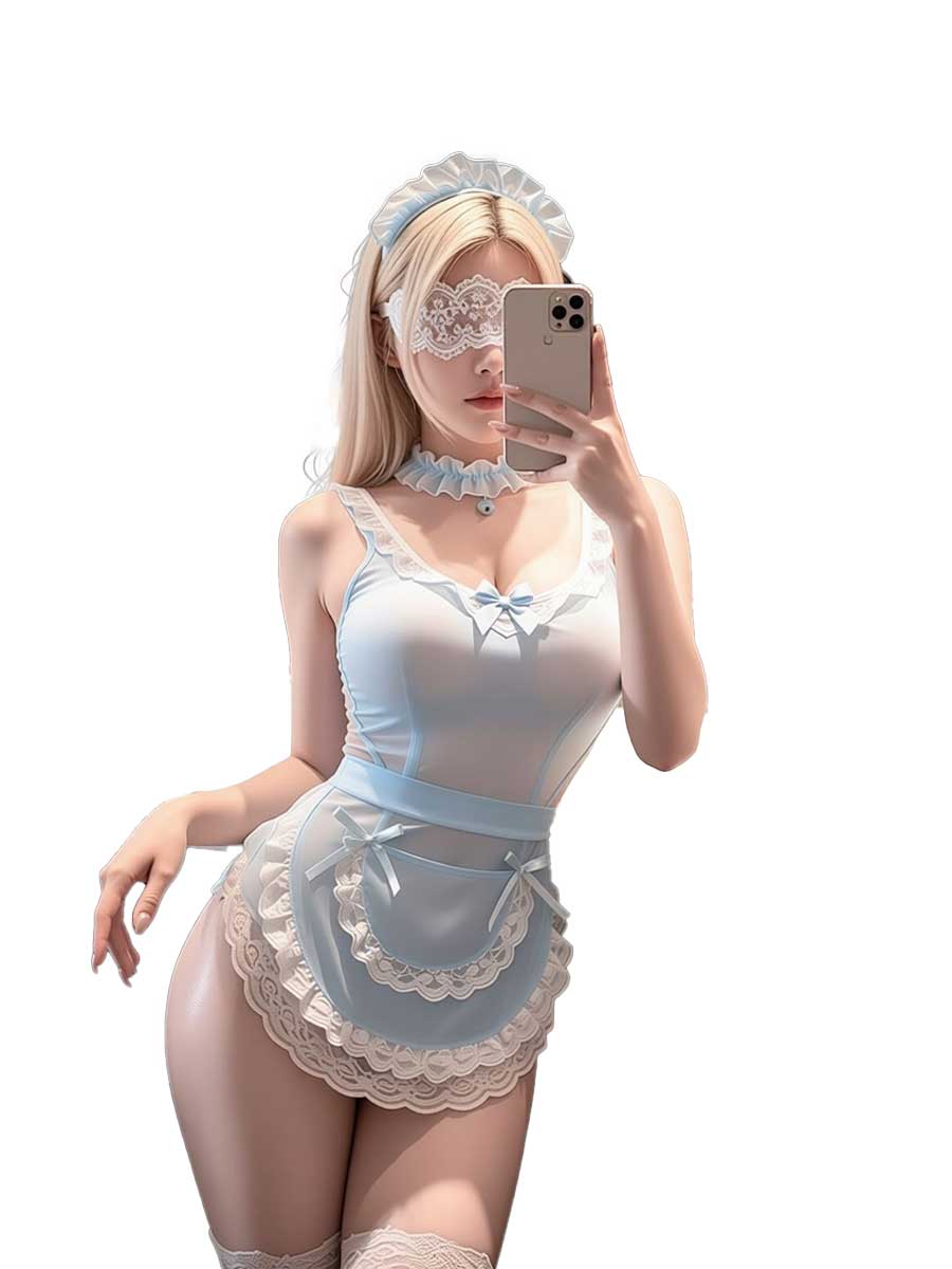 jimiko For Blue White Lace Ted - огляд і ціна Lace Teddy Lingerie