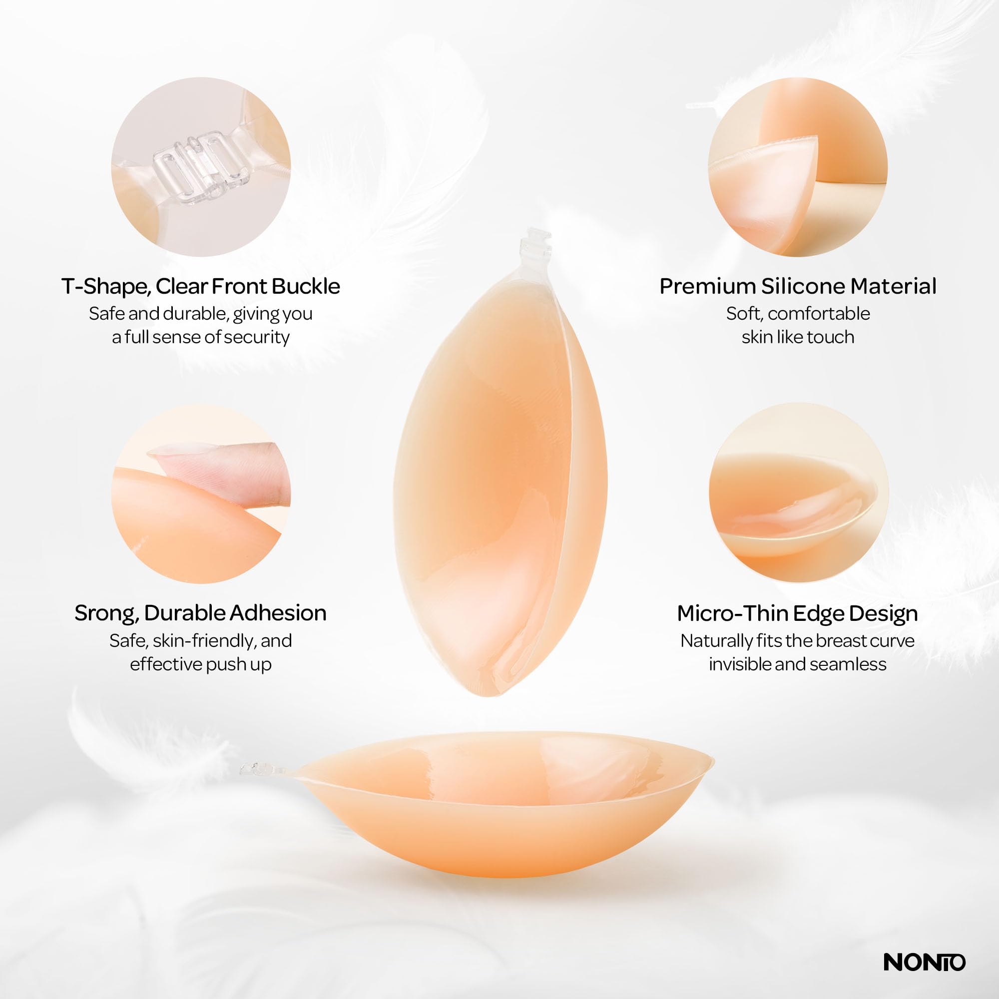 Adhesive Bra Strapless Sticky  - огляд і ціна Strapless Bra Backless