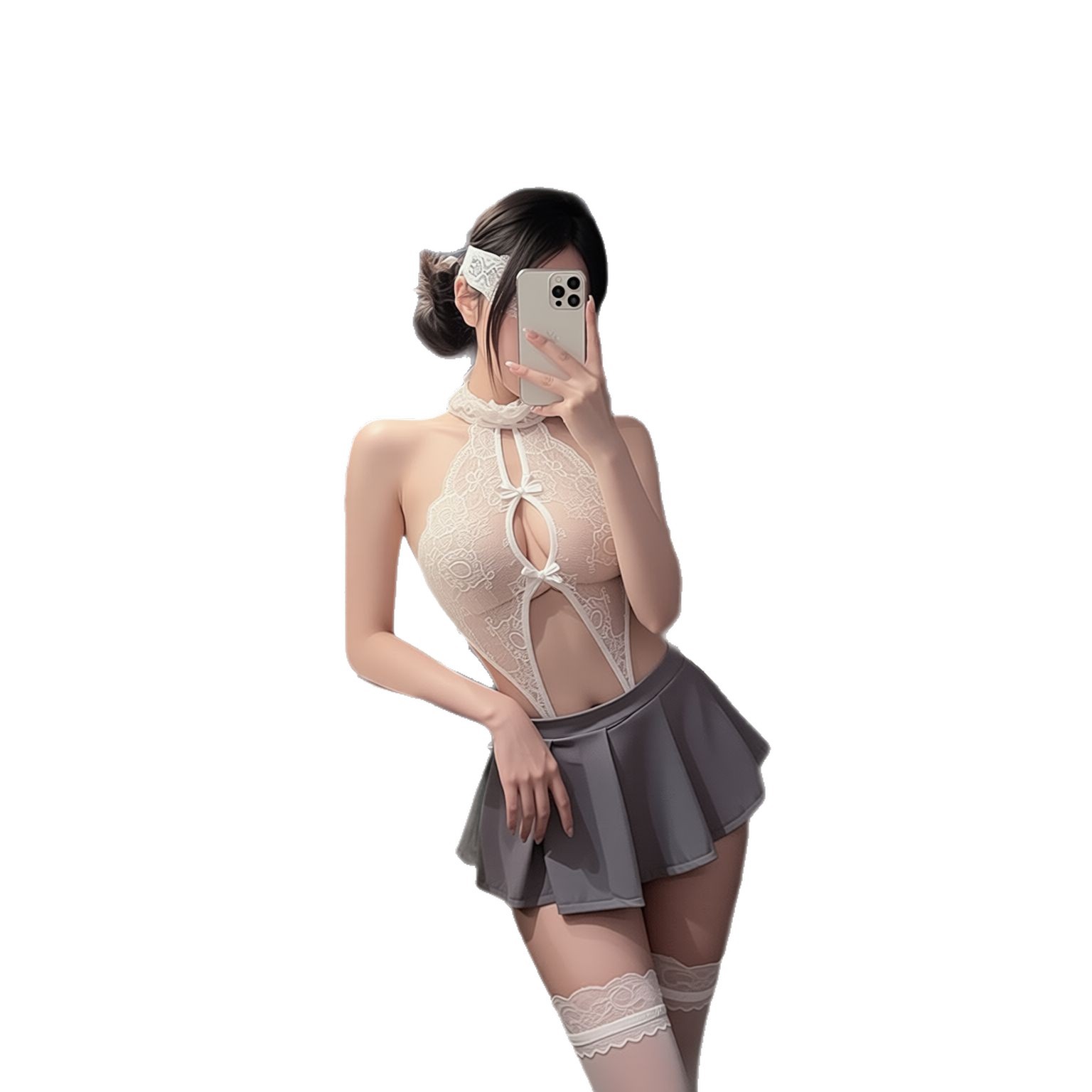 jimiko For Women's White Lace  - огляд і ціна Lace Teddy Lingerie
