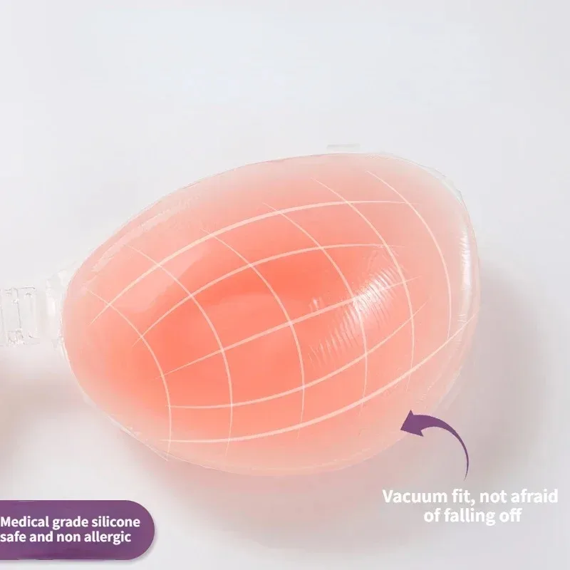 Silicone Bra Invisible Push Up - огляд і ціна Strapless Bra Backless