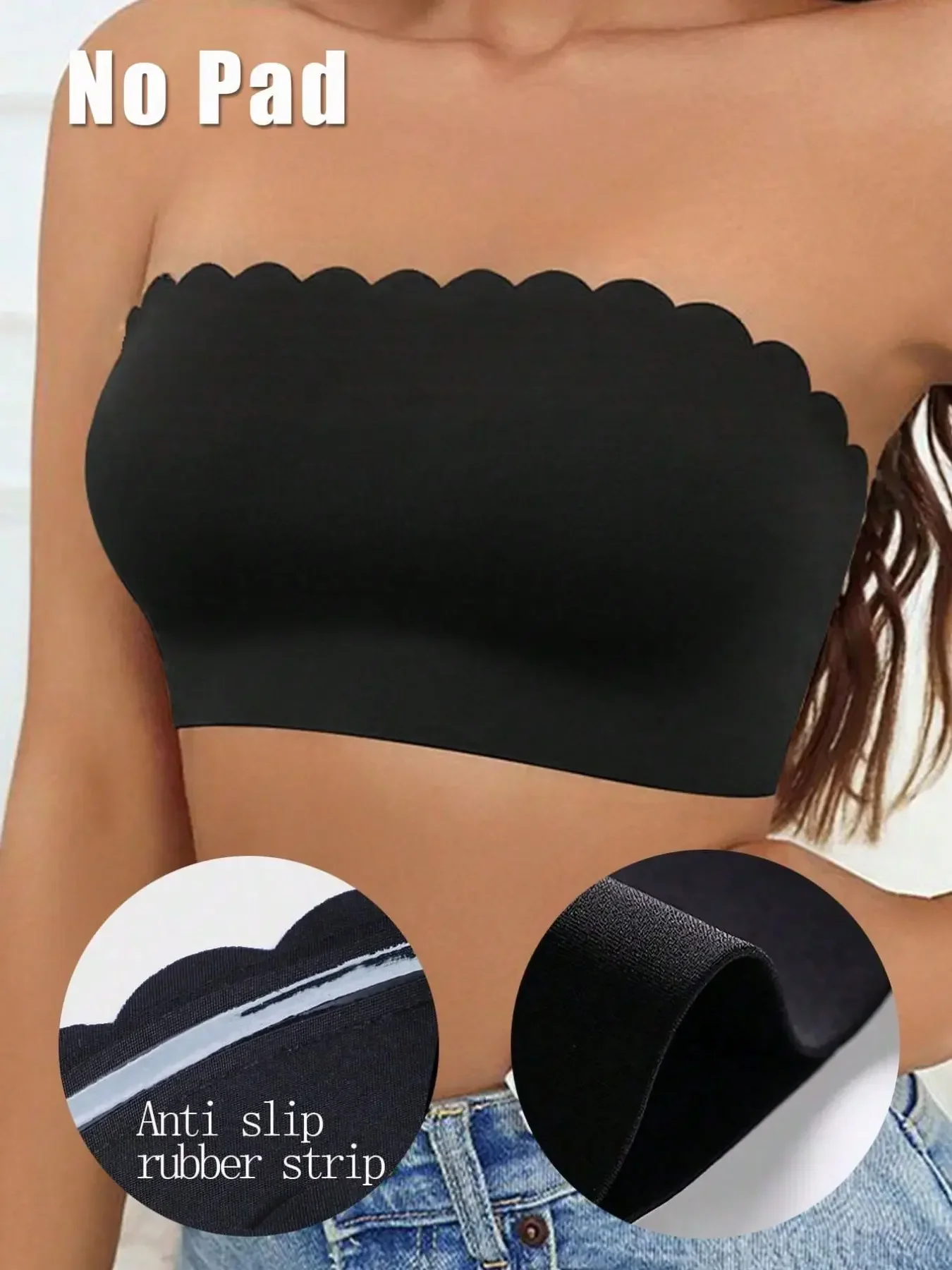 Women's Strapless Bra, Seamles - огляд і ціна Strapless Bra Backless