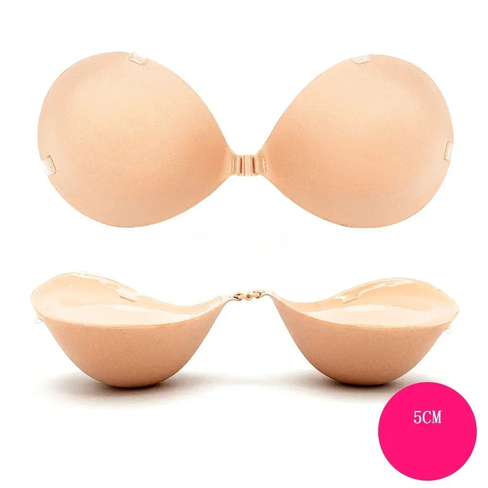 5cm/6cm Silicone Push Up Bra f - огляд і ціна Strapless Bra Backless